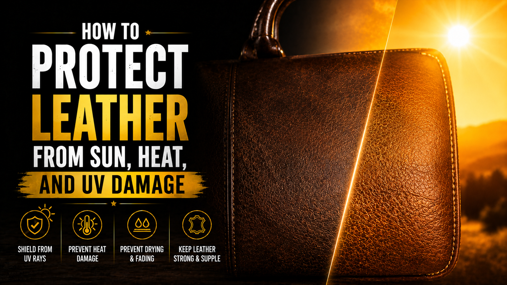 How to Protect Leather From Sun, Heat, and UV Damage