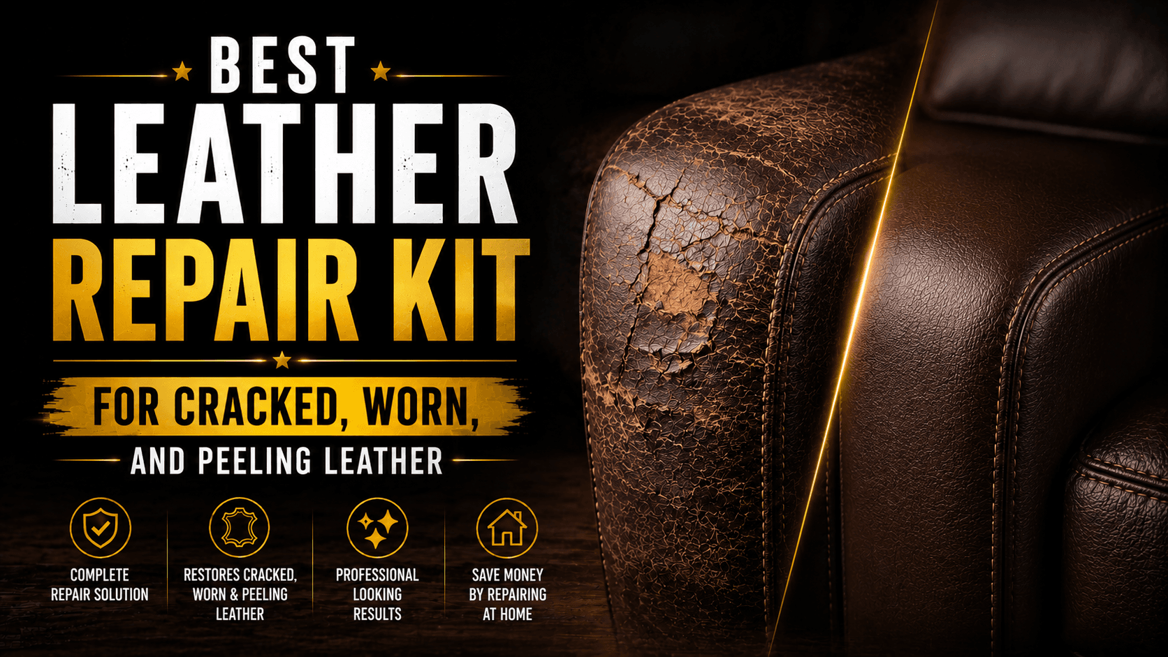 Best Leather Repair Kit for Cracked, Worn, and Peeling Leather