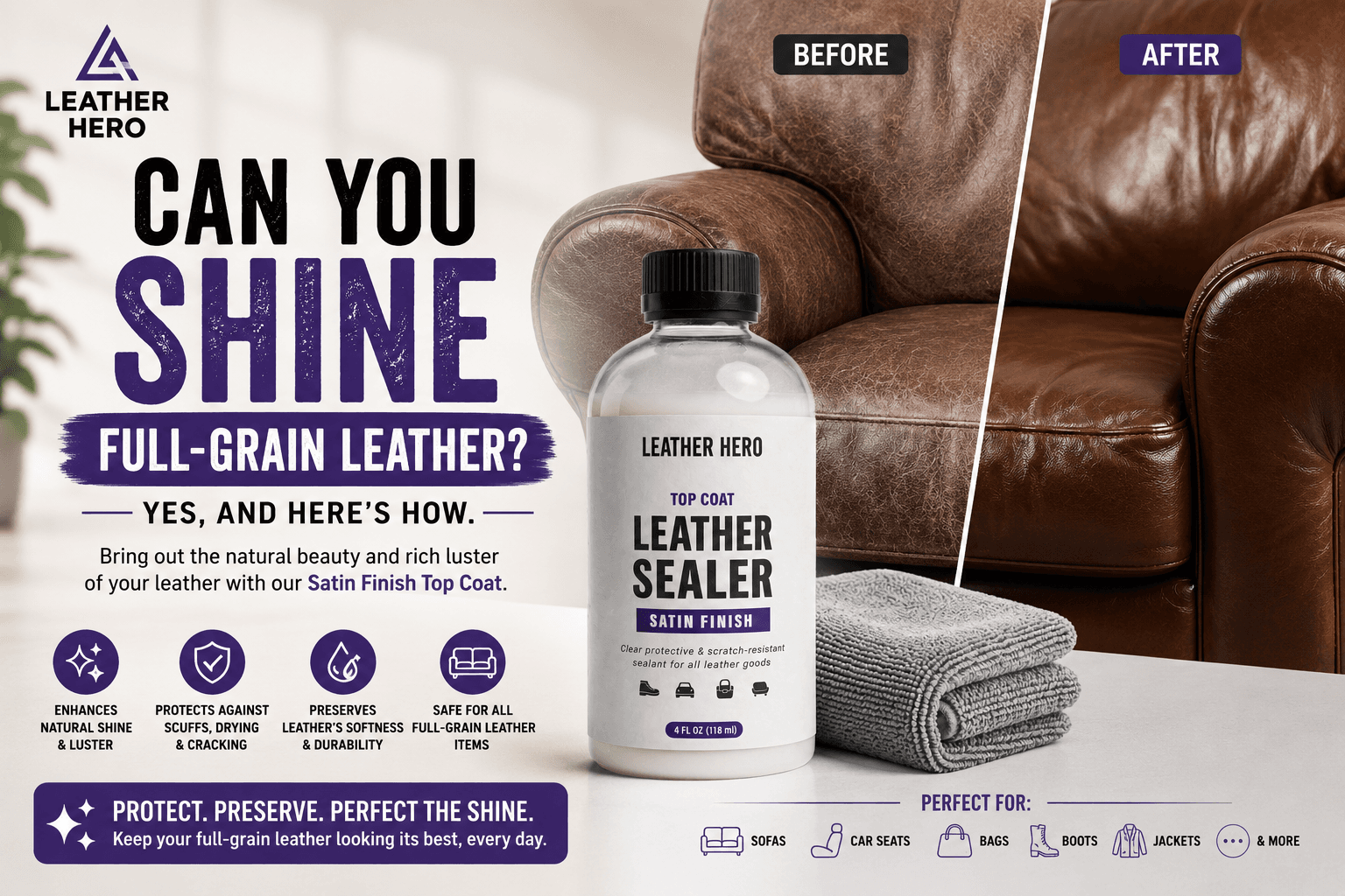 Can you shine full-grain leather? blog image