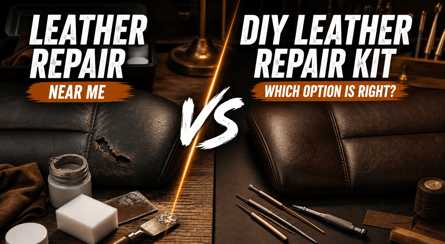 Leather Repair Near Me vs DIY Leather Repair Kit: Which Option Is Right?