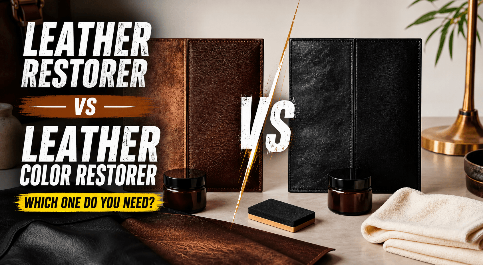 Leather Restorer vs Leather Color Restorer: Which One Do You Need?