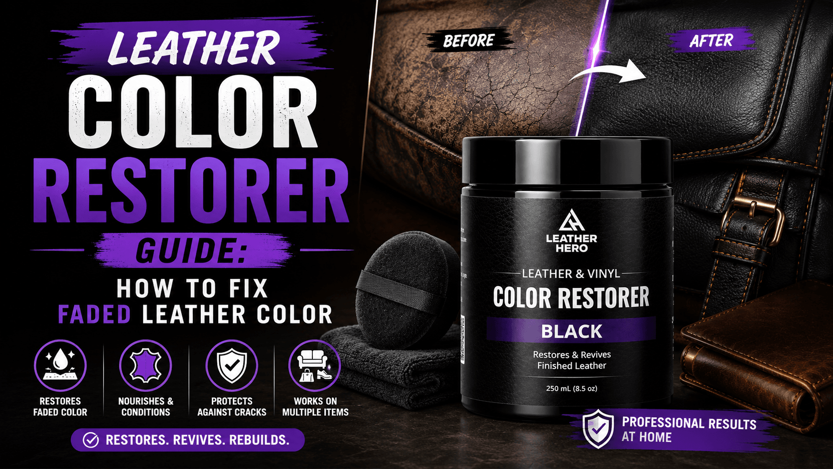 Leather Color Restorer Guide: How to Fix Faded Leather Color