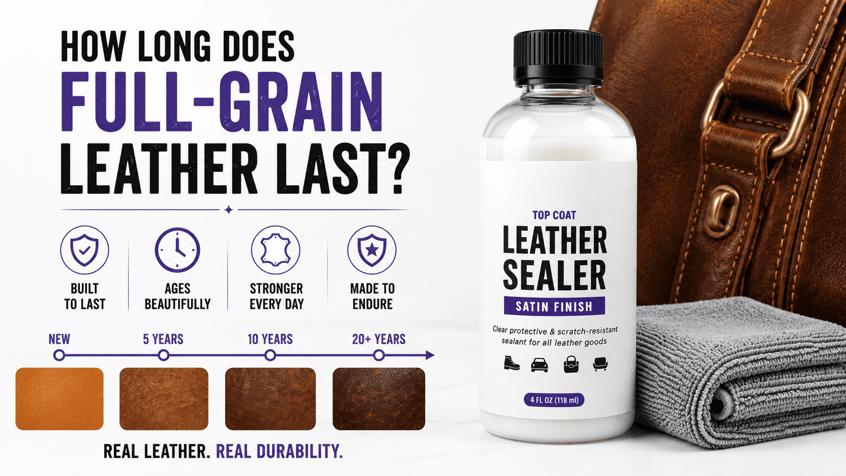 How long does full-grain leather last? blog image