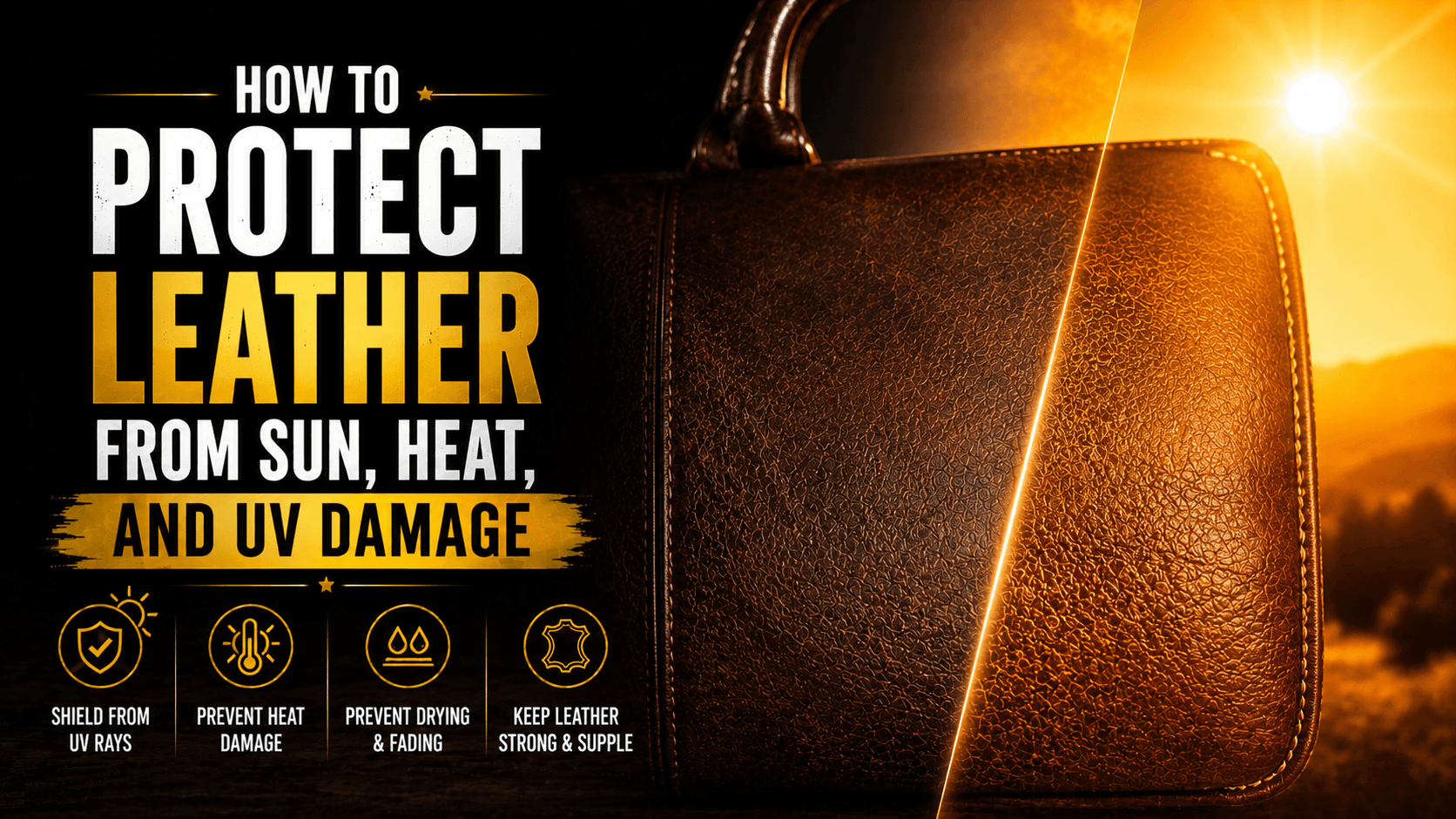 How to Protect Leather From Sun, Heat, and UV Damage