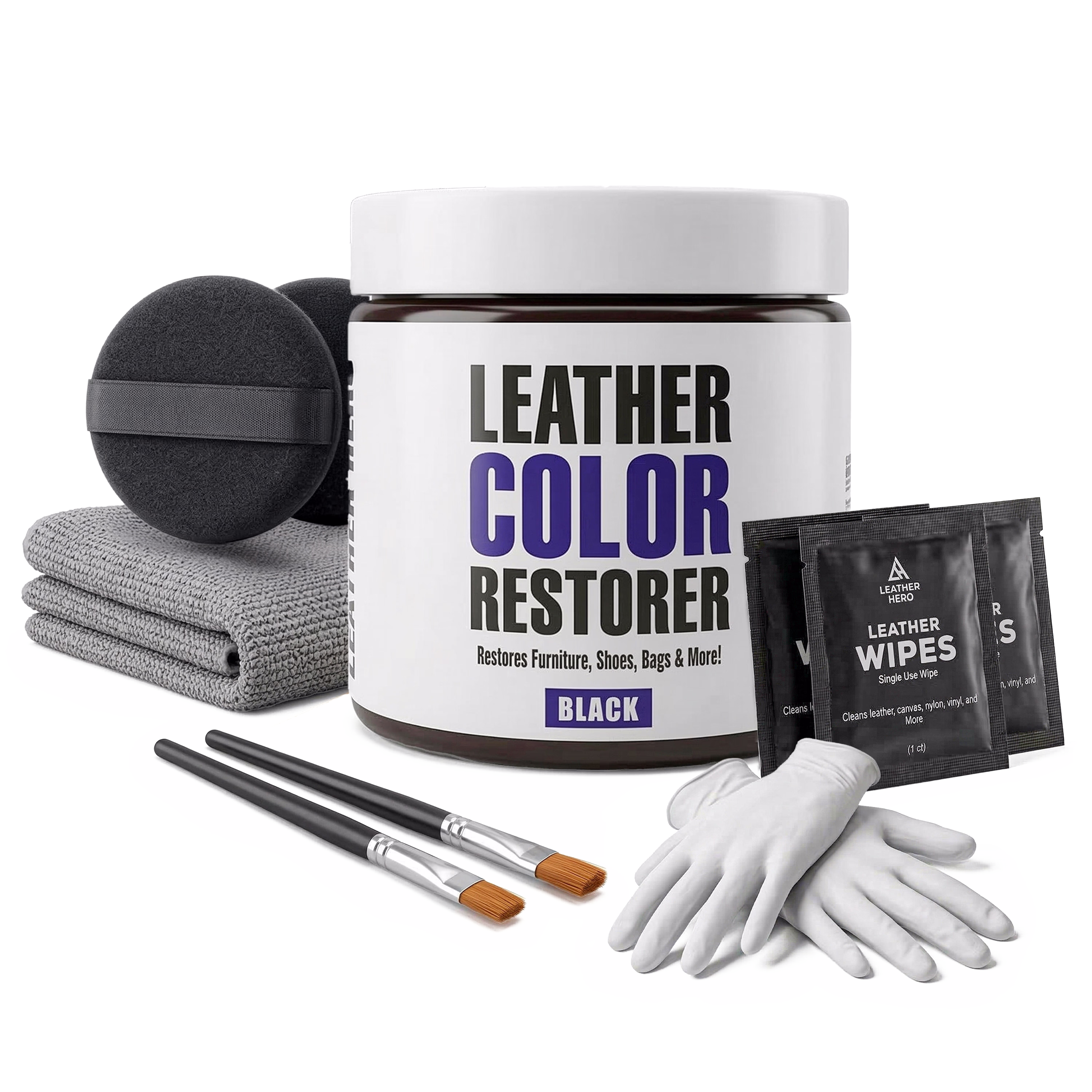 Leather Hero Black Leather Color Restorer Kit Color Restoration product